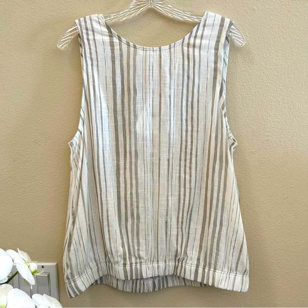 Splendid NWT Striped Canyon Cross Tank Top Large Sleeveless - Summer - Picture 3 of 5